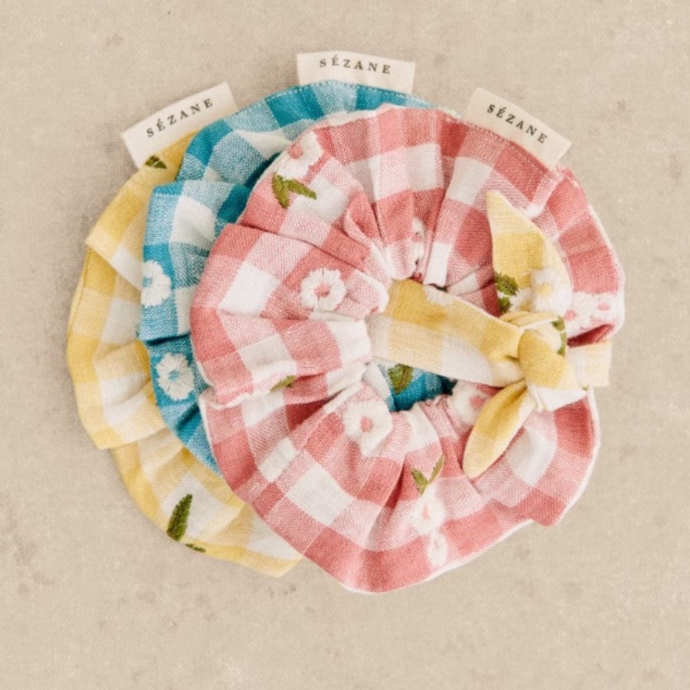 NWT SEZANE TRIO HAIR SCRUNCHIES